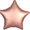 Звезда Сатин Rose Copper (розовое золото) 19" (Анаграм) / 1204-0651
